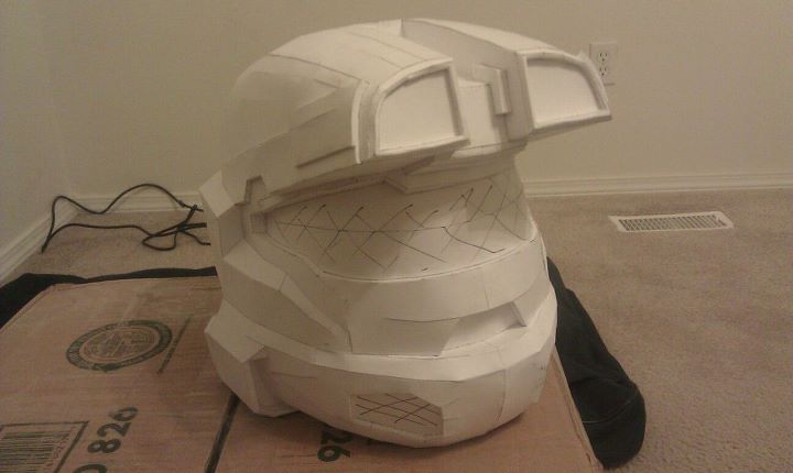 It's another paper helmet