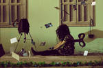 The Tired Photographer by Usra