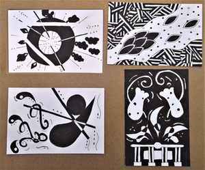 BW Postcard Designs