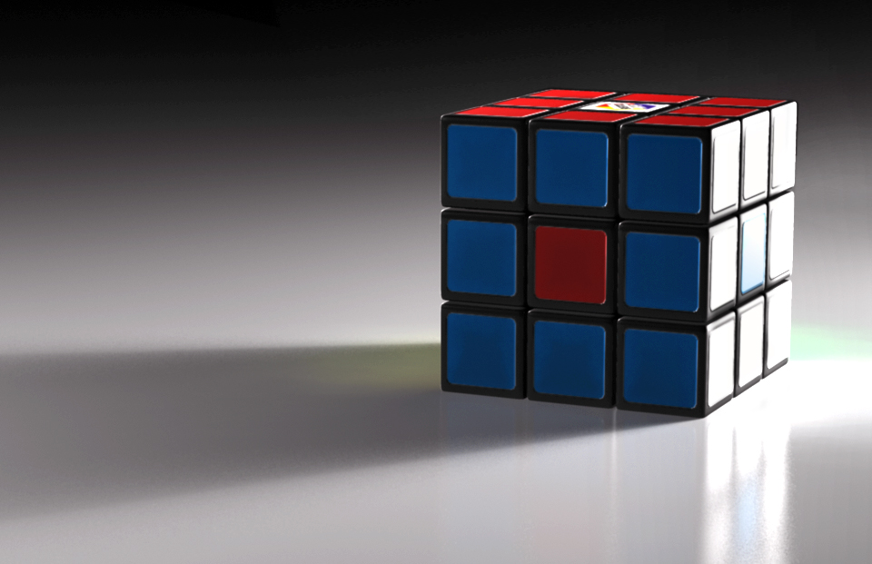 Rubiks Cube Render