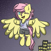 Fluttershy the Hippie