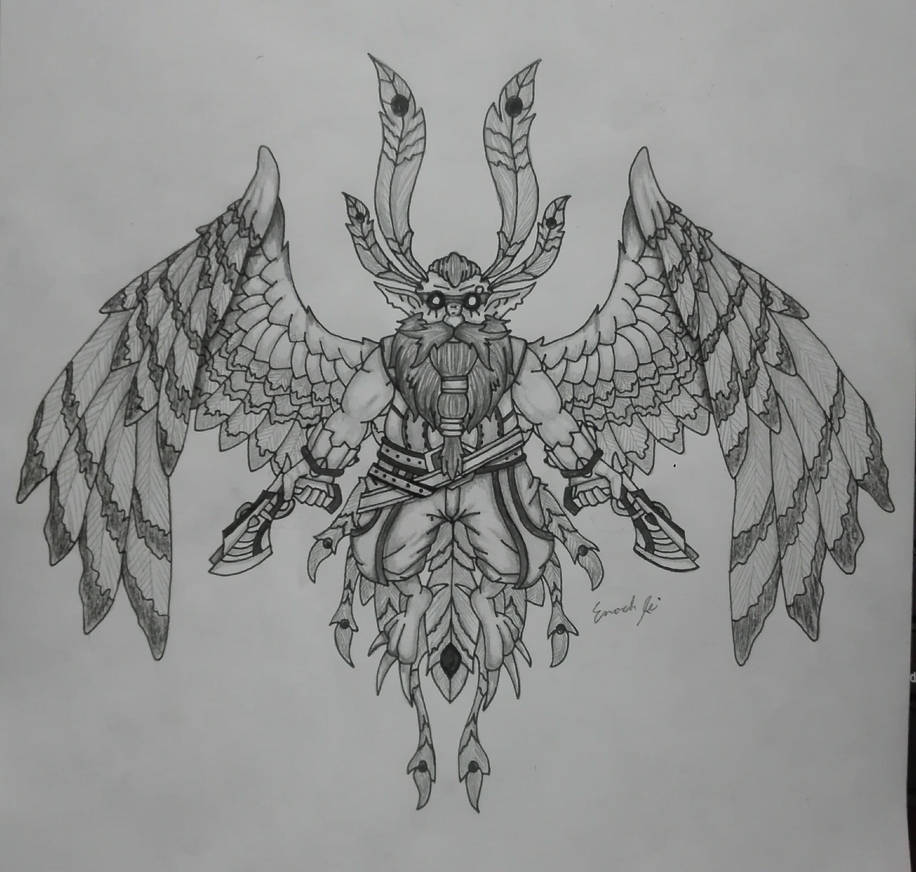 Fantasy Class Base Drawing #2 - Ranger by AkaEnoch on DeviantArt