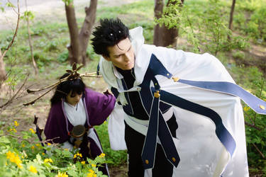 Tsubasa Kurogane cosplay: through the woods.