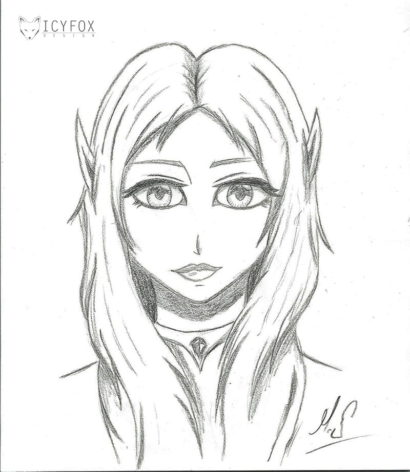 Elf Fantasy Drawing by IcyFox24 on DeviantArt