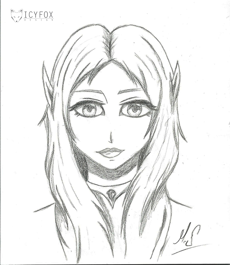 Elf Fantasy Drawing by IcyFox24 on DeviantArt
