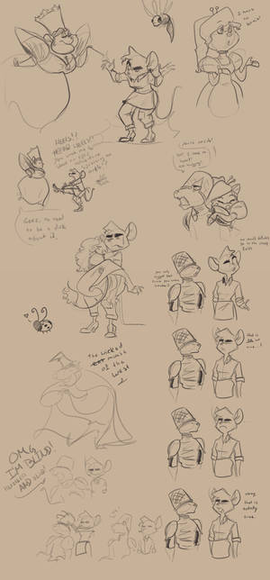 Detective of OZ sketches