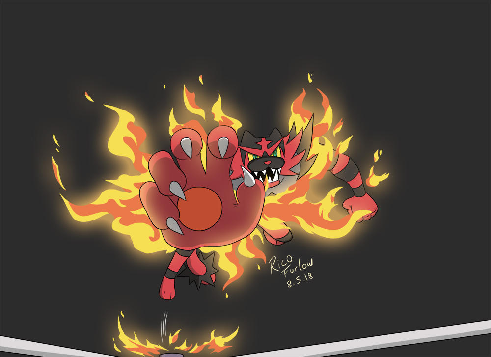 Incineroar by RicoFurlow on DeviantArt