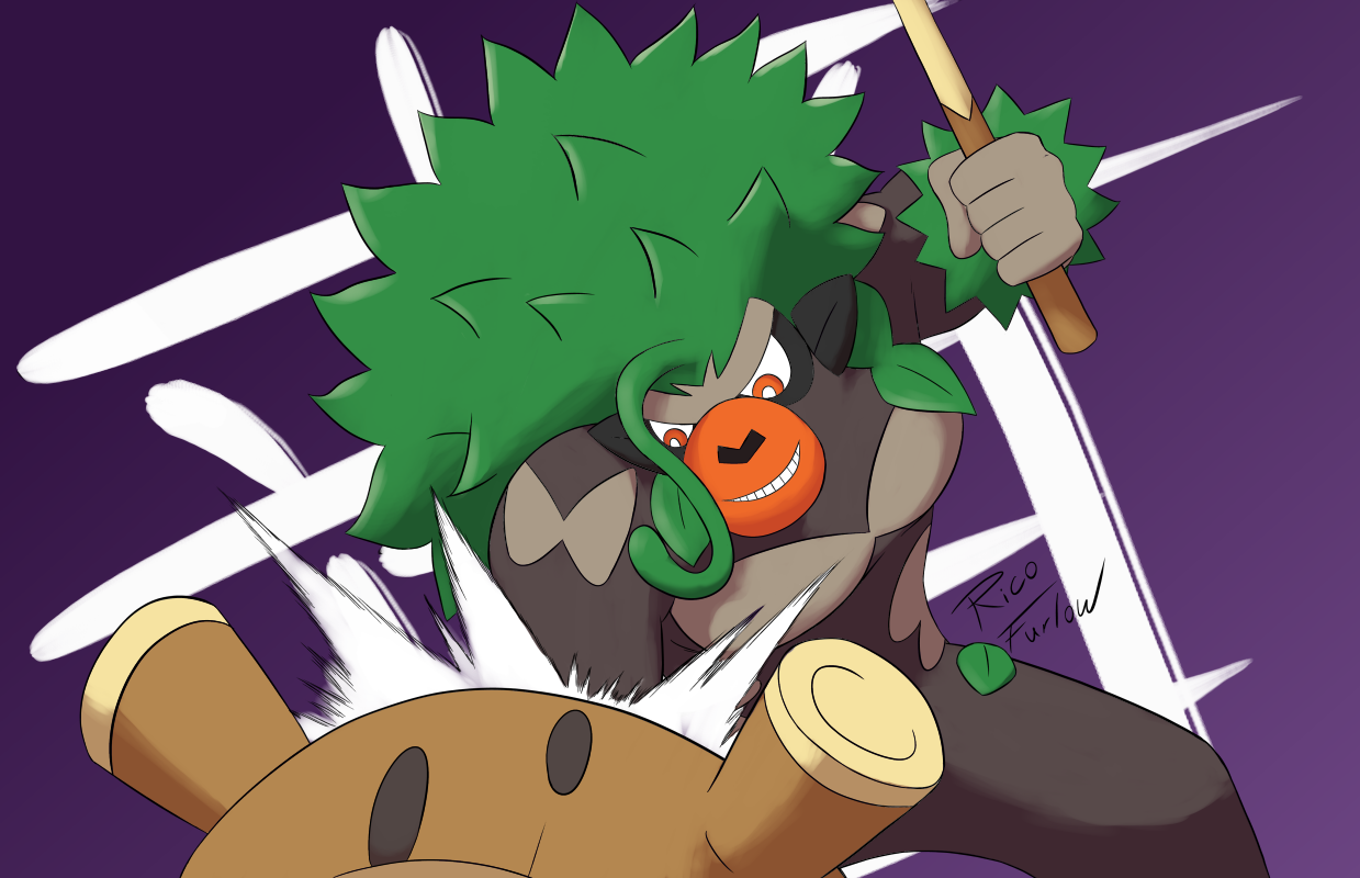 Marshtomp X Rillaboom Rillaboom by RicoFurlow on DeviantArt