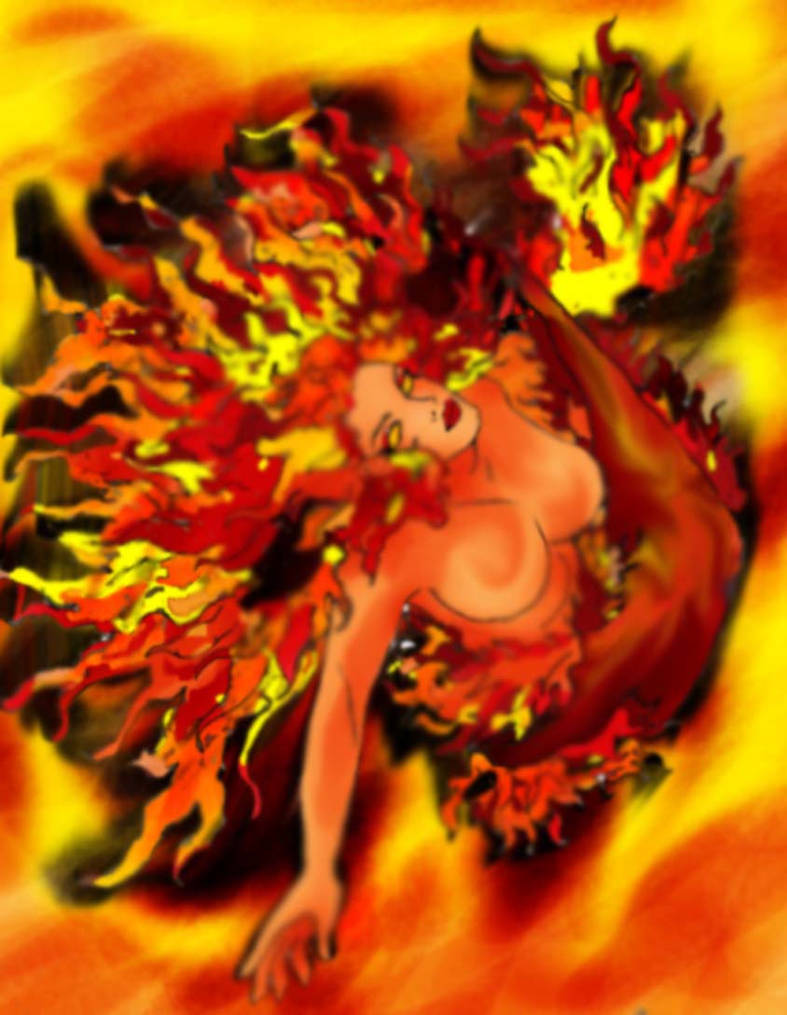 Fire Mermaid