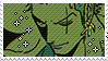 One Piece Zoro Stamp