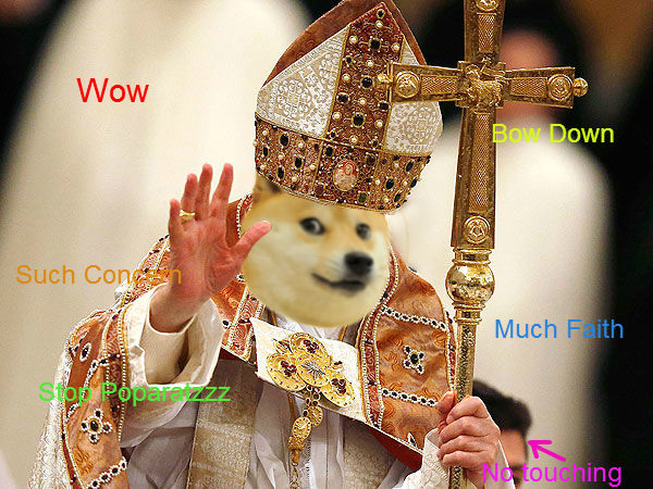 Pope Doge by llDesertIcell on DeviantArt