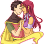 request-Robin and Starfire