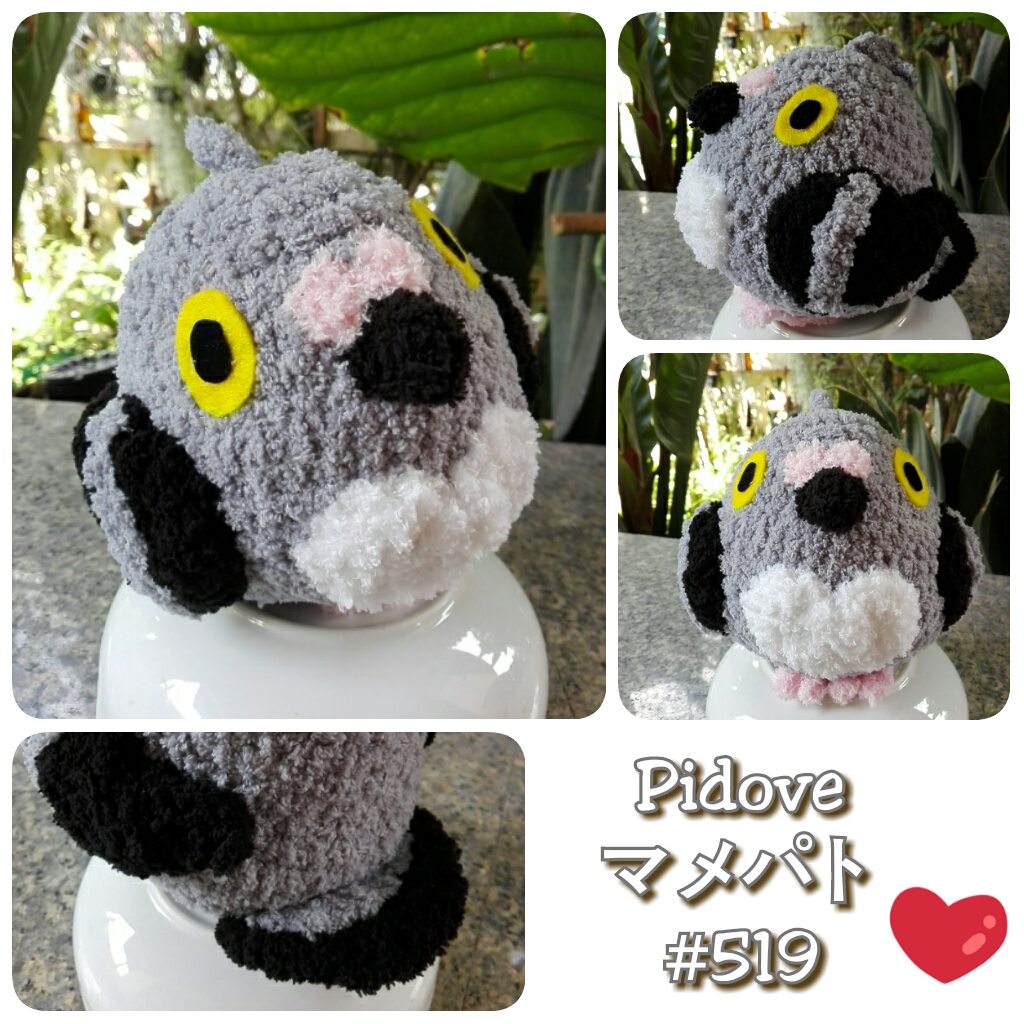 Amigurumi - Pidove (Pokemon)