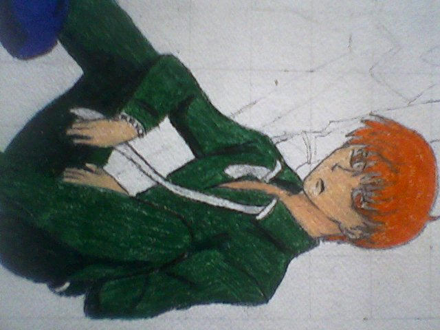 Grid Drawing Kyo by rbhoofprint999 on DeviantArt