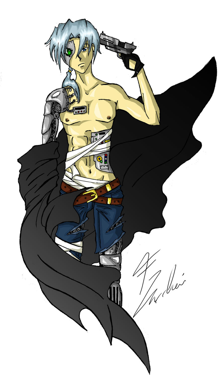 Psyborg Deviantart Cyborg by CharmionHargreaves on DeviantArt