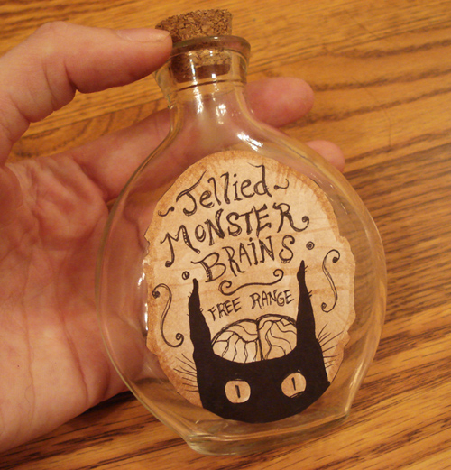 Monster brains jar