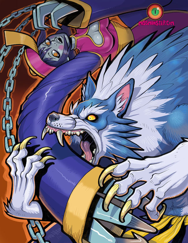 Talbain Hsien Darkstalkers art