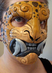 Leopard demon mask