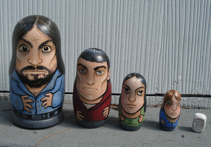 Manson Family Nesting Dolls