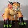 Custom Foo Dog 2 orange black