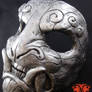 Demon mask silver