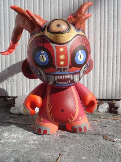 Custom demon monkey Munny 4'