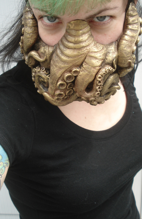 Brass Cthulhu mask