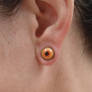 Monster eye earrings