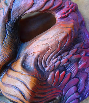 Phoenix Dragoncat mask colorway