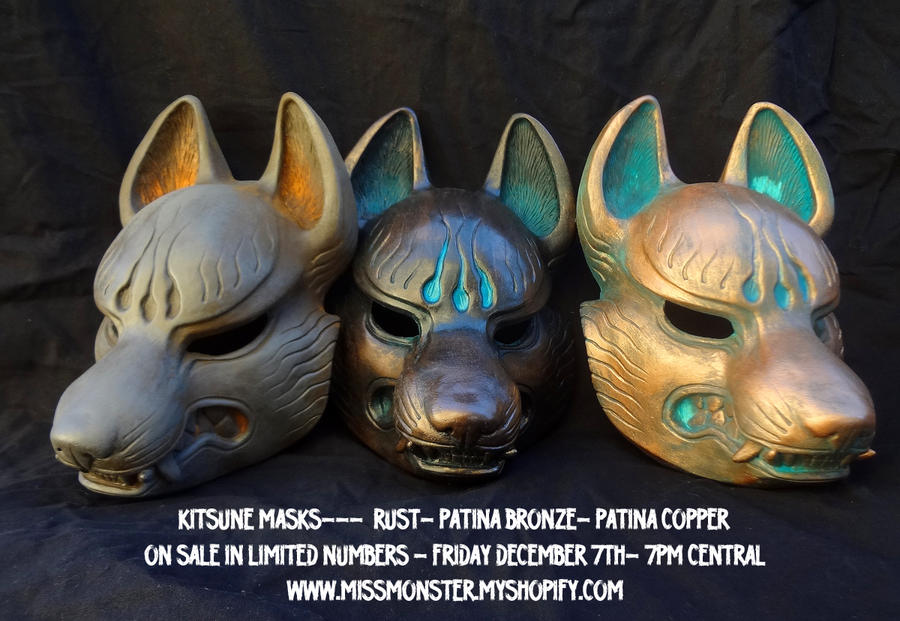 Kitsune masks preview