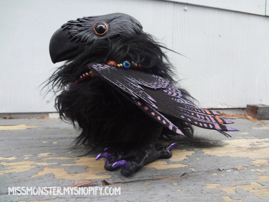 Crux the Raven doll
