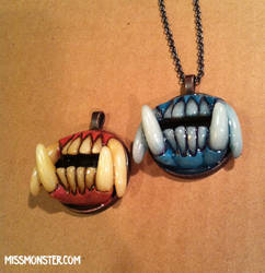 Monster Maw pendants
