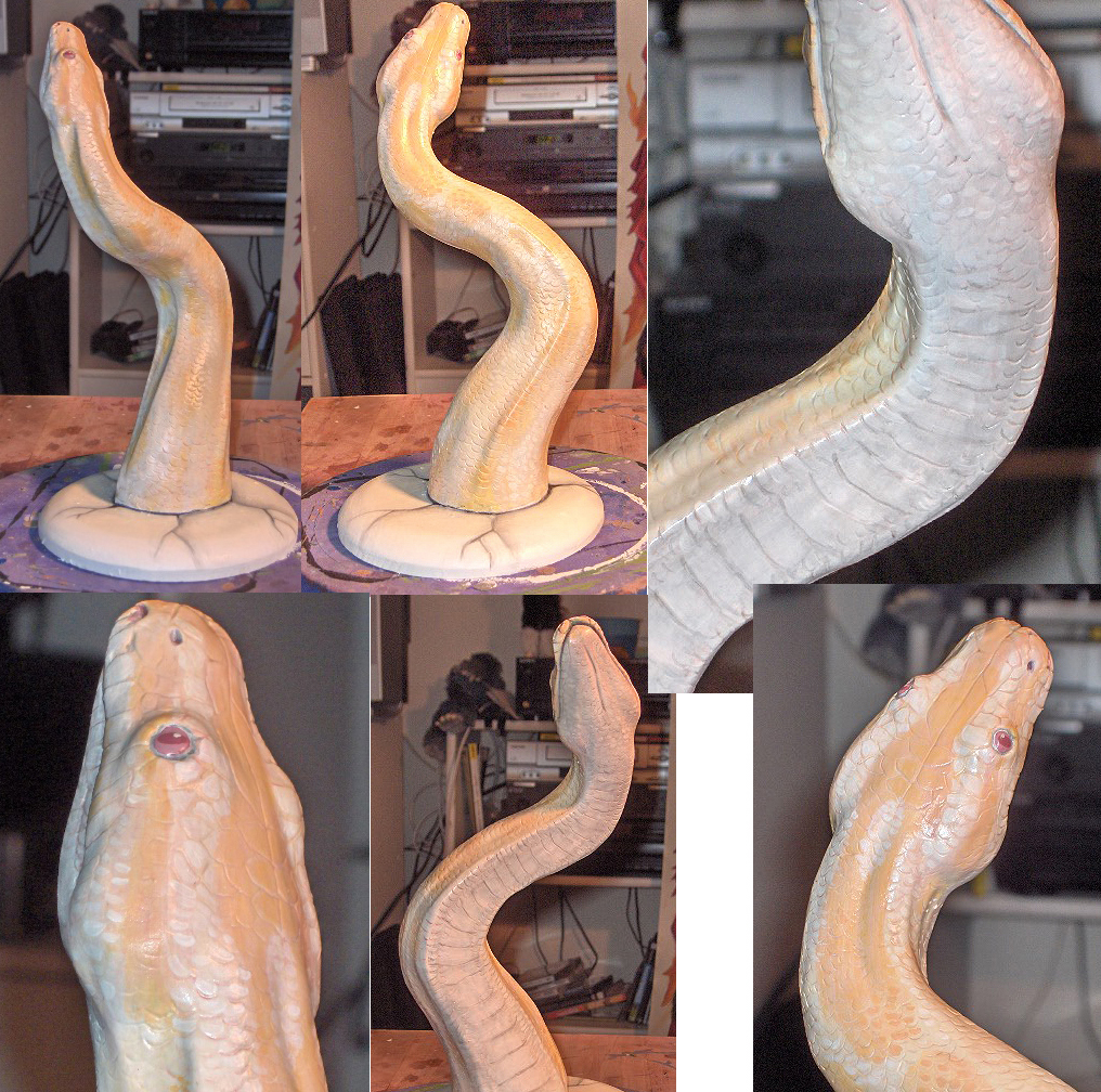 burmese python painted