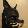 painted werewolf head