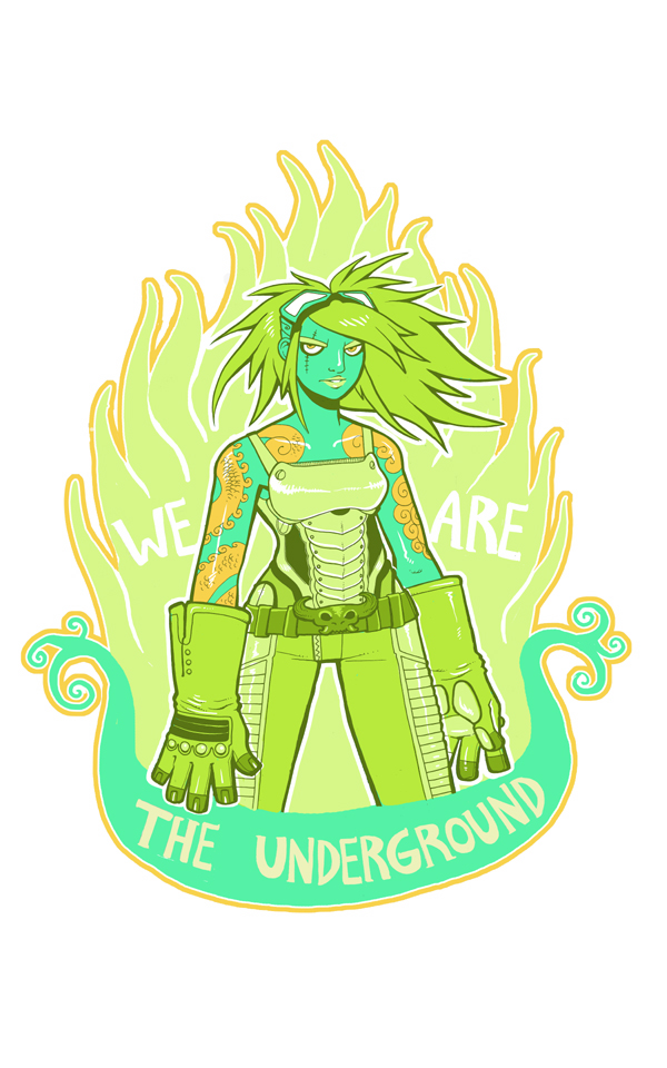 underground girl