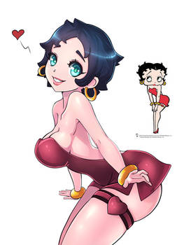 Betty Boop fanart (digital)