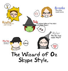 Wizard of Oz Skype style