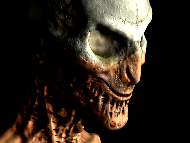 smiling zombi