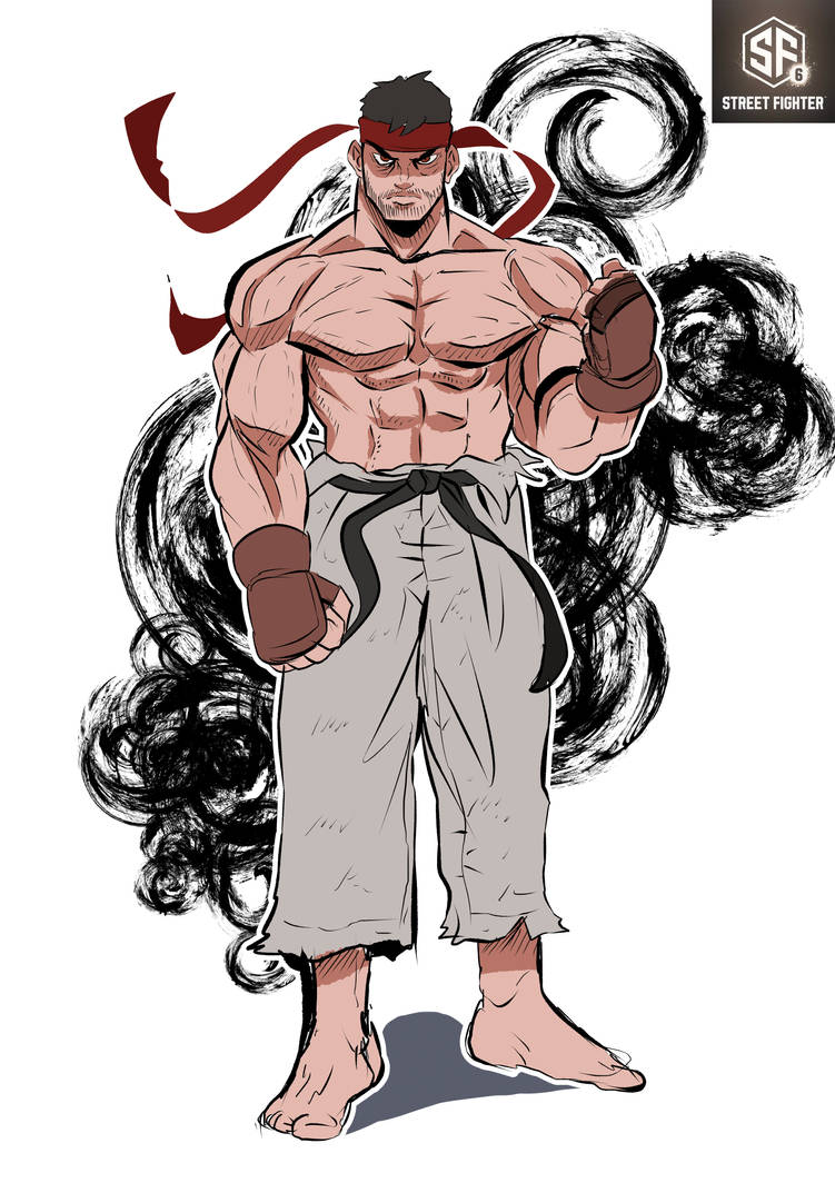 Ryu from Street Fighter 1 and Street Fighter 6! by SpaceBoyDraws on  DeviantArt