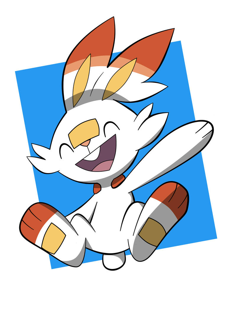 Scorbunny digital art version by RafVicAlv on DeviantArt