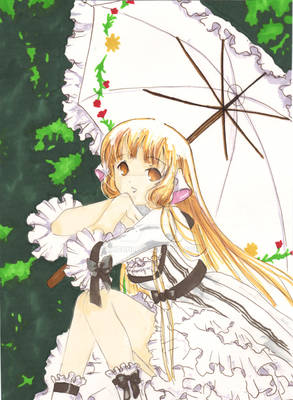 Chi in the garden