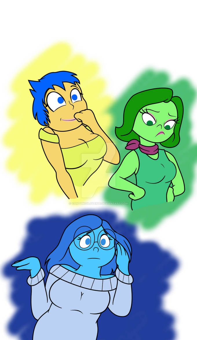 Disgust Inflation Deviantart Inside Out's Joy, Disgust...and Sadness :) by Cartuneslover16 on DeviantArt