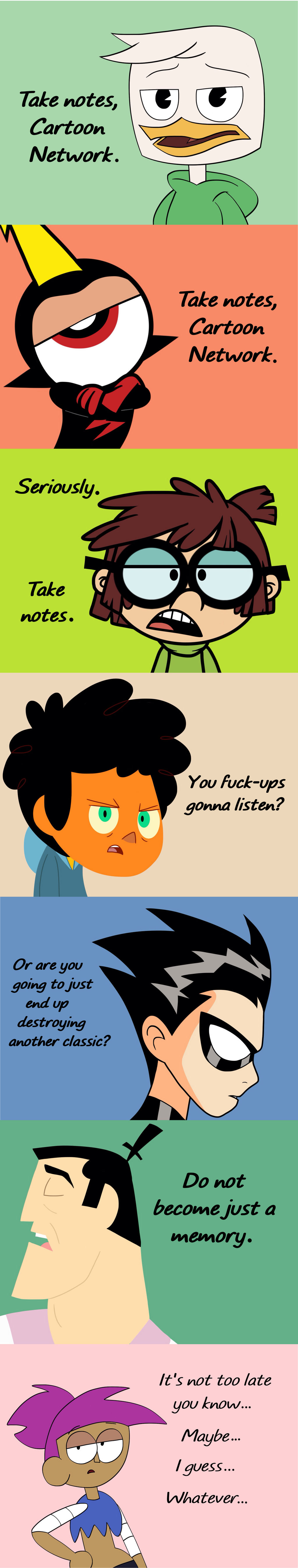 HEY, CARTOON NETWORK, YOU LOOKING AT THIS? by Cartuneslover16