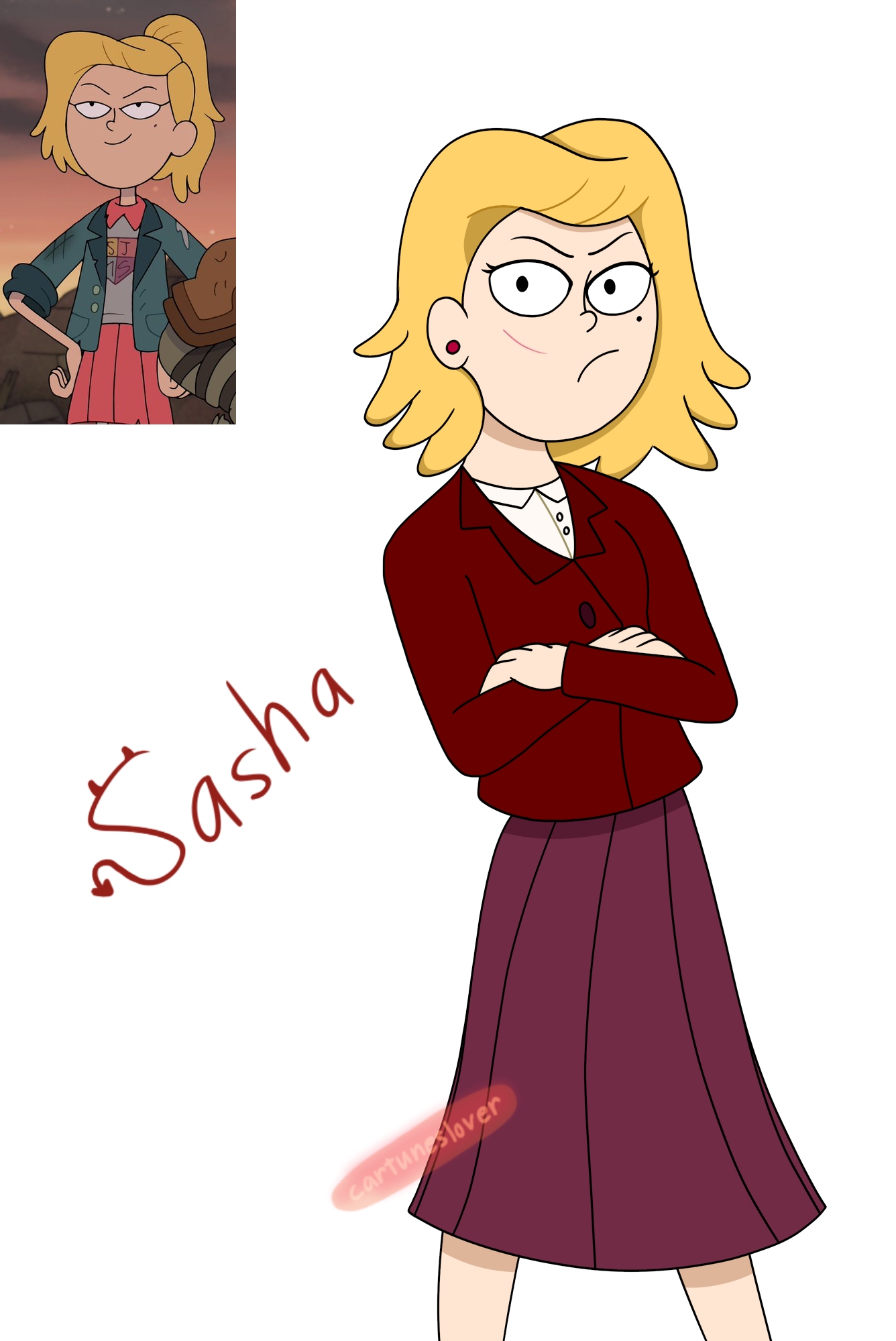 Amphibia: Older Sasha by Cartuneslover16 on DeviantArt