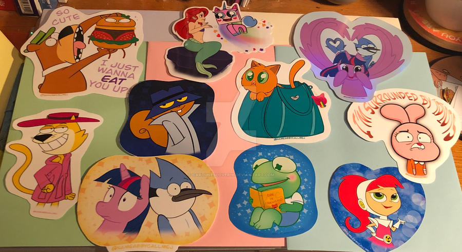 LOOK AT MY NEW STICKER DESIGNS! LOOK AT THEM! by Cartuneslover16 on ...