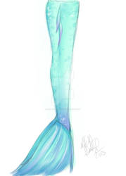 Mermaid Tail Design (side)
