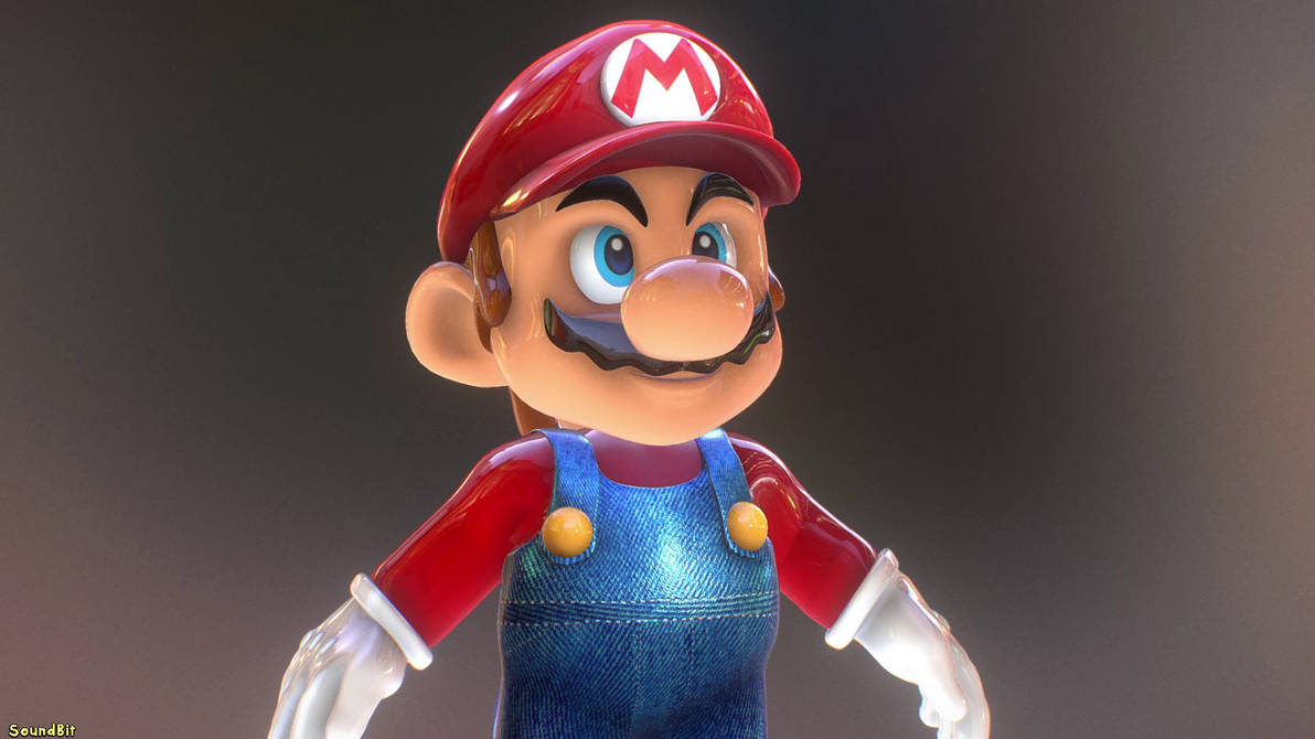 Super Mario 3D Model by S0UNDBIT on DeviantArt