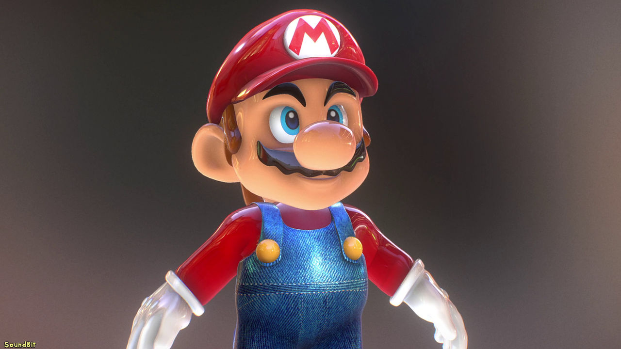 Mario Model Reference Super Mario 3D Model by S0UNDBIT on DeviantArt