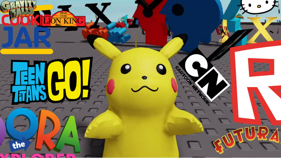 Pikachu and Logos by S0UNDBIT on DeviantArt