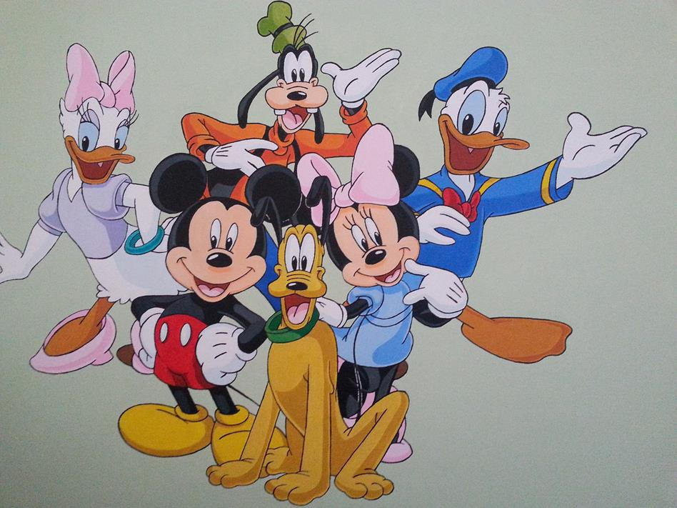 Walt Disney Characters Acrylic Canvas Painting By Muralsedge On DeviantArt walt-disney-characters-acrylic-canvas-painting-by-muralsedge-on-deviantart